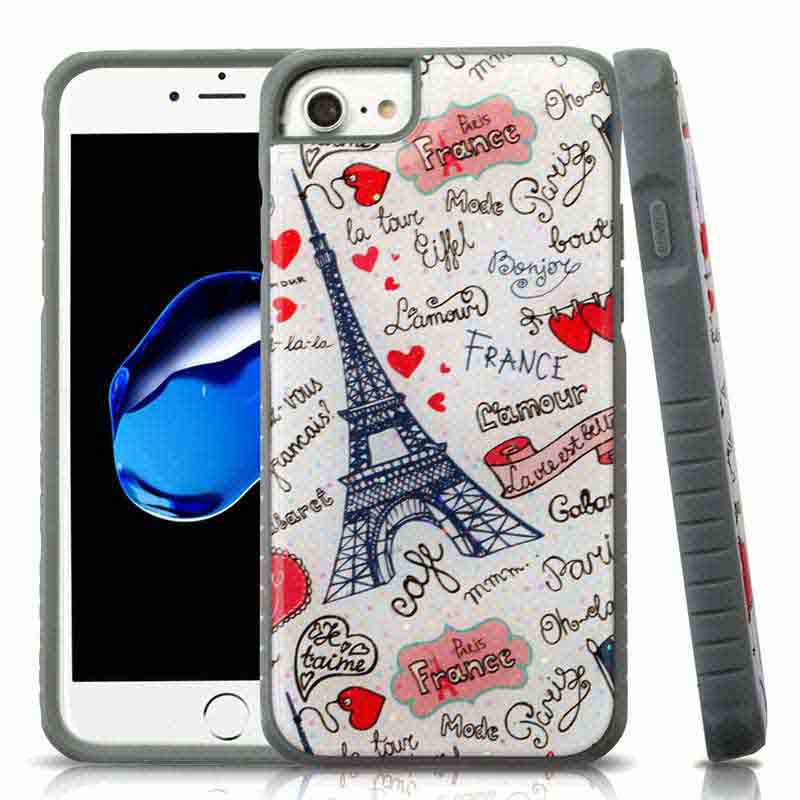 mybat-iphone7-IPHONE7HPCFSIM301WP-Eiffel-Tower-Love-Gel-Iron-Gray-Glitter-Fusion-Protector-Cover